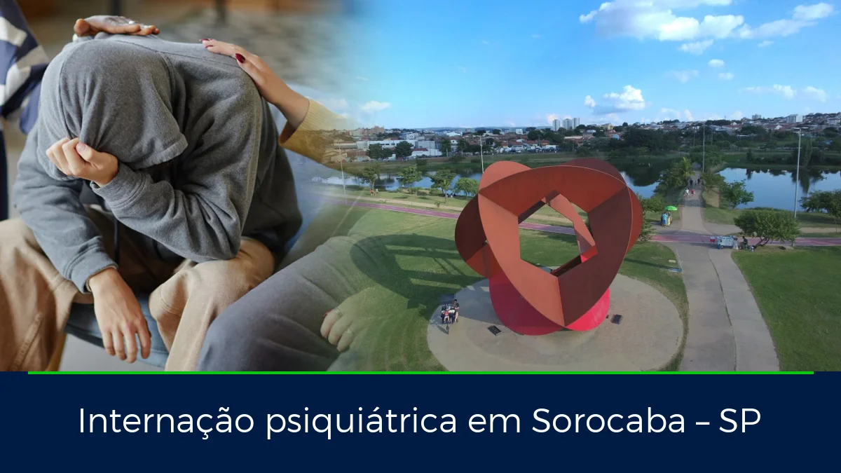Montagem da imagem do artigo com Parque das Águas, em Sorocaba – SP
