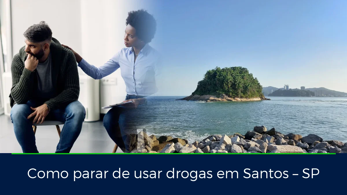 Montagem da imagem do artigo com Deck do Pescador, em Santos – SP
