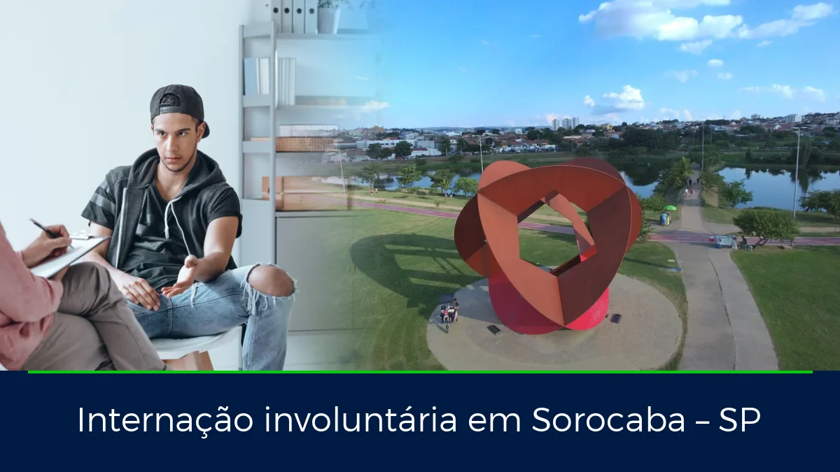 Montagem da imagem do artigo com Parque das Águas, em Sorocaba – SP